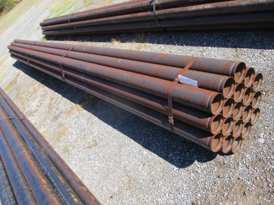 (19) 21' Joints of 4" Steel Sprinkler Pipe