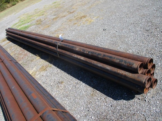 (9) 21' Joints of 4" Steel Sprinkler Pipe