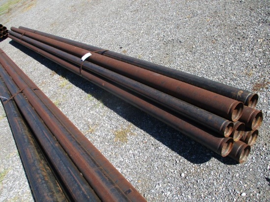 (9) 21' Joints of 4" Steel Sprinkler Pipe