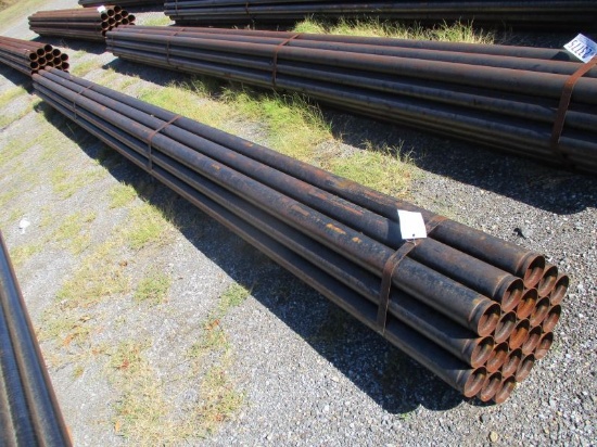 (19) 21' Joints of 3" Steel Sprinkler Pipe