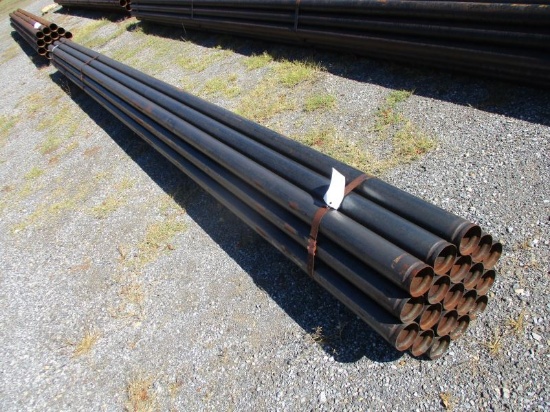 (19) 21' Joints of 3" Steel Sprinkler Pipe