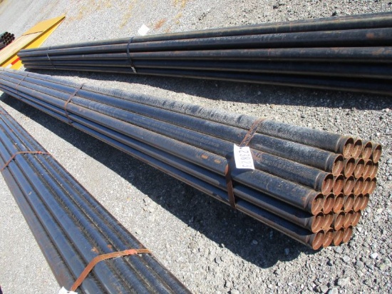 (30) 21' Joints of 2" Steel Sprinkler Pipe