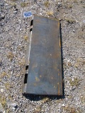 Weld on Skid Steer Quick Attach Plate  UNUSED