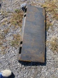 Weld on Skid Steer Quick Attach Plate  UNUSED