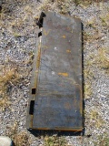 Weld on Skid Steer Quick Attach Plate  UNUSED