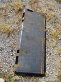 Weld on Skid Steer Quick Attach Plate  UNUSED