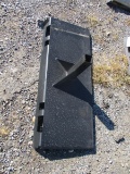 Receiver Hitch Skid Steer Plate UNUSED