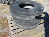 (2) 10.00x16 3 rib tires