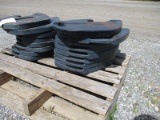 (16) Agco 100 lb Suitcase Weights