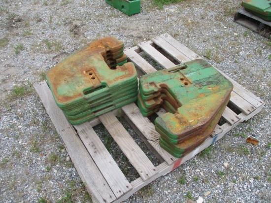 (11) John Deere New Style Suitcase Weights