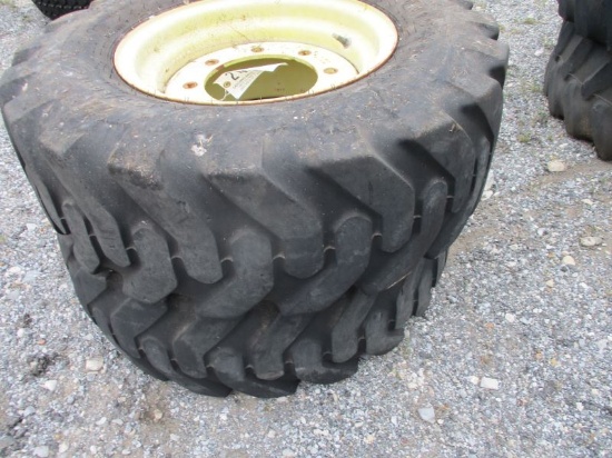 Firestone 12.5x80x18 R-4 On JD Rims