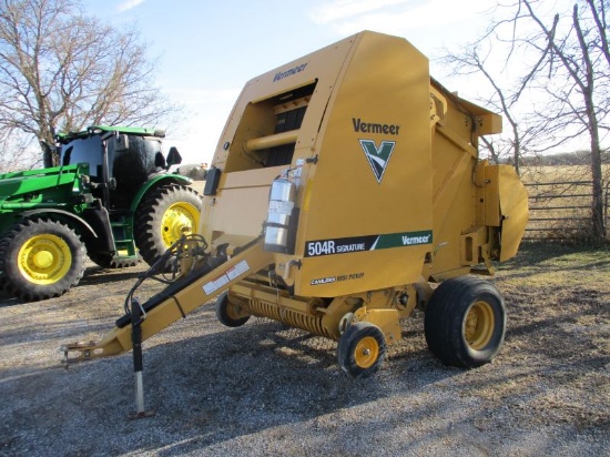 Vermeer 504R Signature SN 1VRG1411XJ1002134