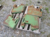 (8) John Deere Suitcase Weights