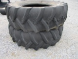 (2) Titan 18.4x30 Used R-1 Tires