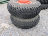 (2) Titlan 13.6x16 Turf Tires on Kubota Rims