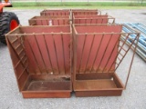 (6) Hang on Fence Horse Feeders