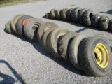 (10) Assorted Implement tires and wheels