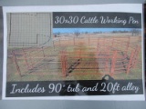 30x30 Cattle Working Pen