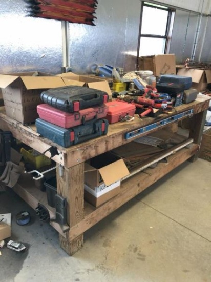 Shop Table and Contents