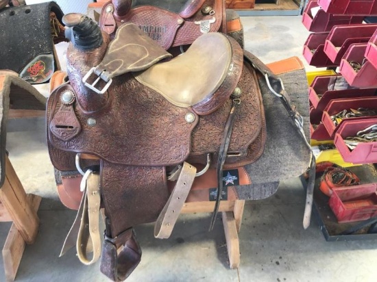 Twister Custom Built 15" Roping Saddle