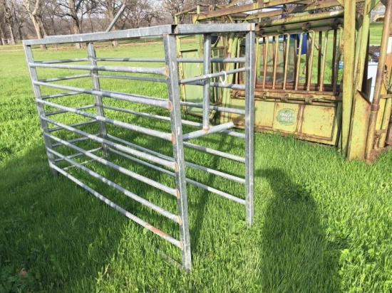 Galvanized Steer Stripping Chute
