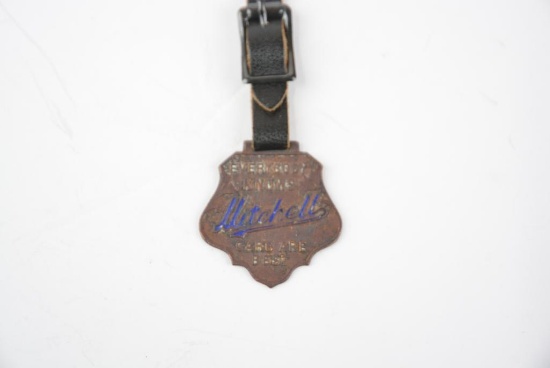 Mitchell Automobile Enamel Metal Watch Fob