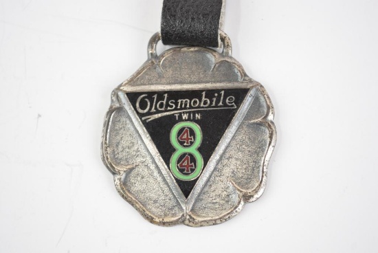 Oldsmobile Automobile Enamel Metal Watch Fob