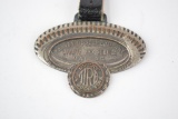 Racing Tire Company Metal Watch Fob