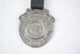 Hartford Tire Company Metal Watch Fob