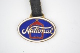 National Automobile Enamel Metal Watch Fob