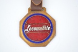 Locomobile Automobile Enamel Metal Watch Fob