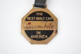 Locomobile Automobile Enamel Metal Watch Fob