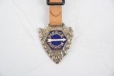 Pierce Arrow Enamel Metal Watch Fob