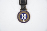 Hupmobile Automobile Enamel Metal Watch Fob