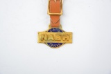 Nash Automobile Enamel Metal Watch Fob