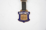 Haynes Automobile Enamel Metal Watch Fob