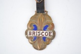 Briscoe Automobile Enamel Metal Watch Fob