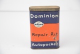 Dominion Rubber Repair Kit Autopocket metal box