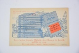 1919 Michelin Les Guides post card