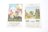 2-Michelin post cards
