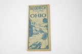 1919 Goodrich Map of Ohio