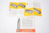 Goodrich Motorcycle Tires & Fisk Bicycle Tires tri-fold brochure