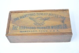 Hartford Dunlop Motor Tire Wood Box