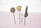 IHC, AC Spark Plug, Starlet & Cyclone metal stick pin