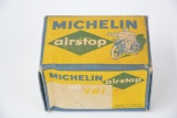 Michelin Airstop w/Bibendum riding a motorcycle cardboard box