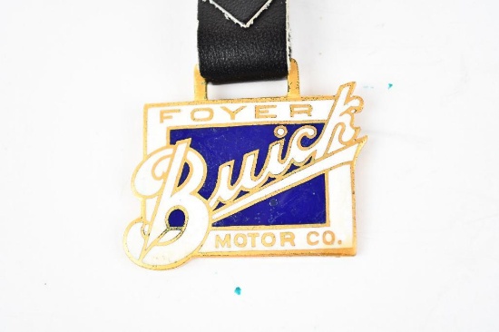 Buick Automobile Enamel Metal Watch Fob