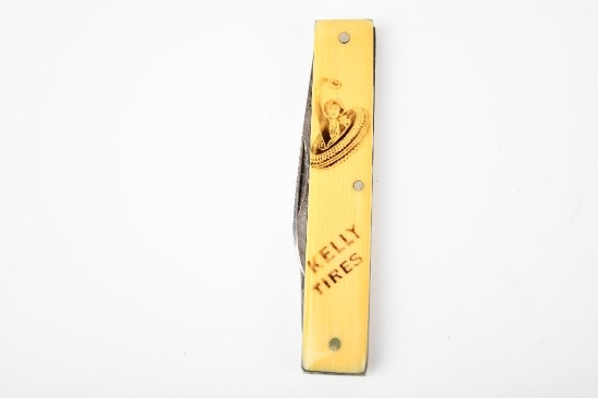 Kelly Tires w/Alotta Miles logo Pocket Knife made by Remington