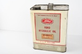 Ford Tractor Hydraulic OIl Two-Gallon Metal Can