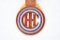 International Harvester Company Enamel Metal Watch Fob