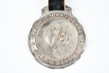 Magnolia Petroleum Company Metal Watch Fob